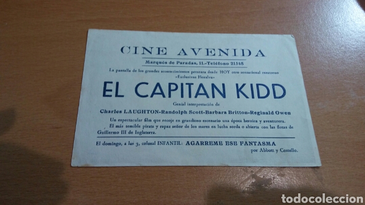 Cine: Programa de cine con publicidad el capit&aacute;n kidd - Foto 2