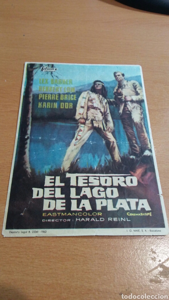 Cine: Programa de cine con publicidad el tesoro del lago de la plata - Foto 1