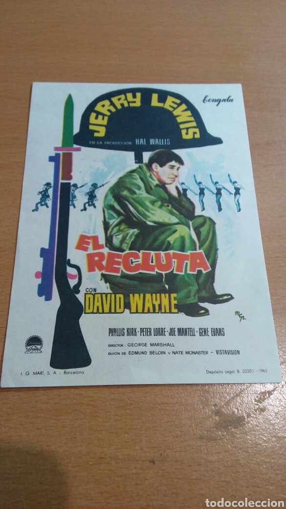 Cine: Programa de cine con publicidad el recluta - Foto 1