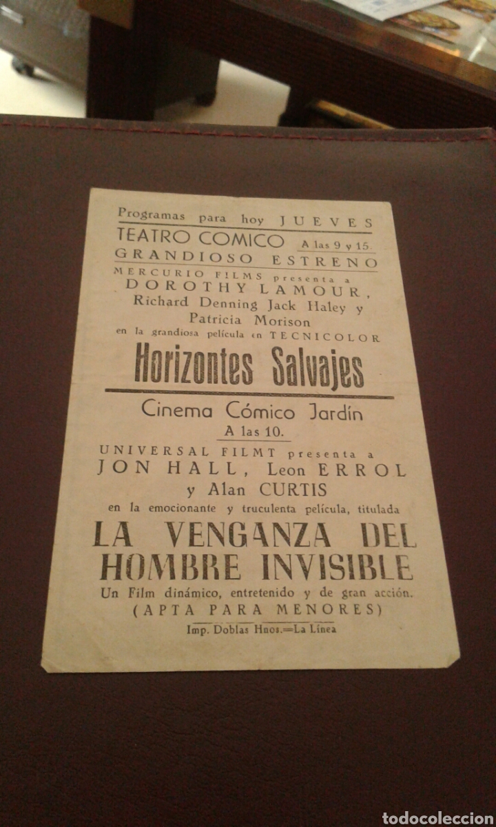 Cine: Horizontes salvajes teatro comico la linea - Foto 2