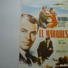  Foglietti di film di film antichi di cinema: PROGRAMA EL MARQUES .- O.W.FISCHER. Lote 169837324