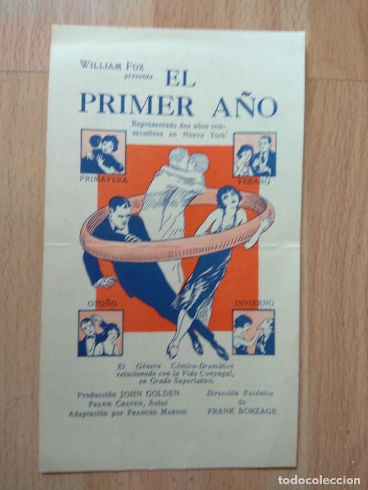 Cine: PROGRAMA DE CINE --EL PRIMER A&Ntilde;O - Foto 1