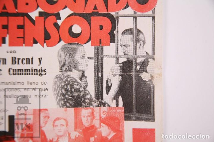 Cine: Programa de Cine Simple - El Abogado Defensor - Edmund Lowe - Columbia, 1933 - Foto 2