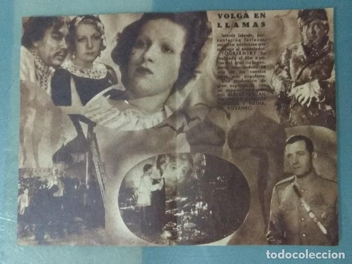 Cine: VOLGA EN LLAMAS. PROGRAMA DOBLE ORIGINAL. - Foto 2