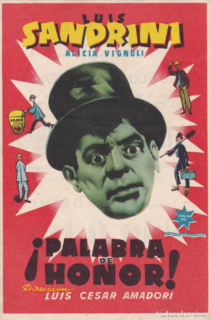 Cine: Luis Sandrini Palabra Honor - Foto 1