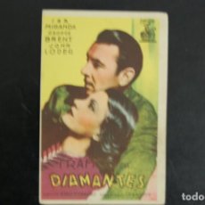 Cine: TRÁFICO EN DIAMANTES,(1944) TEATRO FLETA