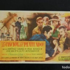 Cine: LA CANCIÓN DEL PLATEADO, (1949). IDEAL CINEMA, ELDA.