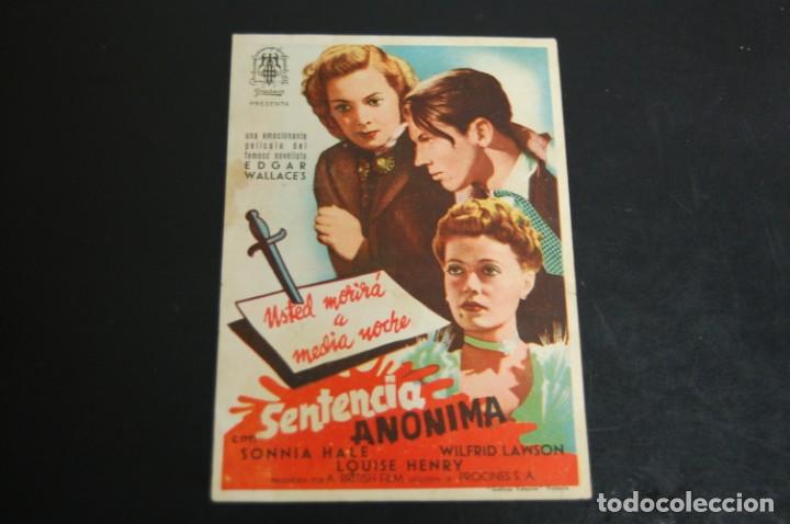 Cine: SENTENCIA AN&Oacute;NIMA - Foto 1