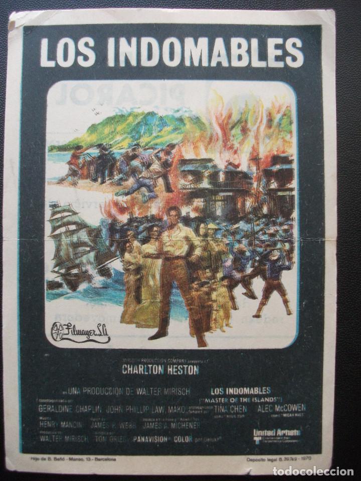Cine: LOS INDOMABLES, CHARLTON HESTON, CINE PICAROL