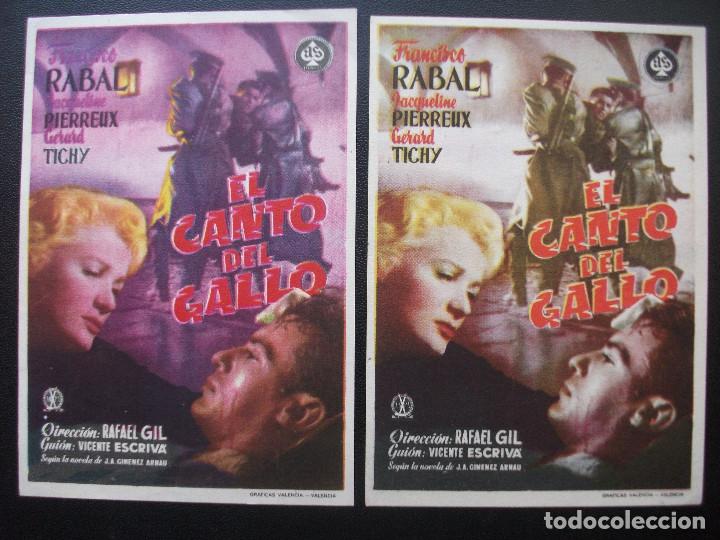 Cine: EL CANTO DEL GALLO, FRANCISCO RABAL, VARIANTE - Foto 1
