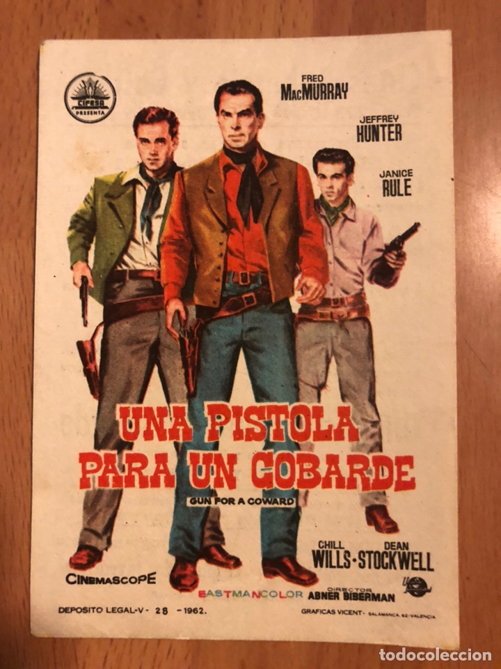 Cine: Programa cifesa una pistola para un cobarde.fred macmurray - Foto 1