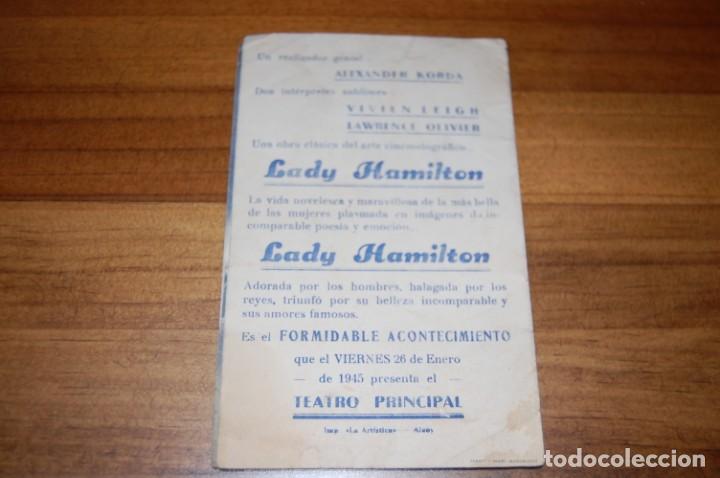 Cine: LADY HAMILTON (1945) Teatro PRINCIPAL - Foto 3