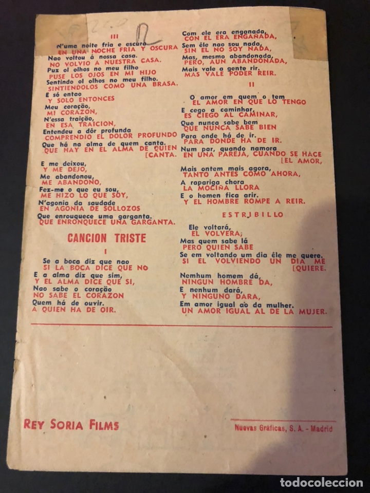 Cine: Programa roupa branca.ropa blanca.cancionero - Foto 3