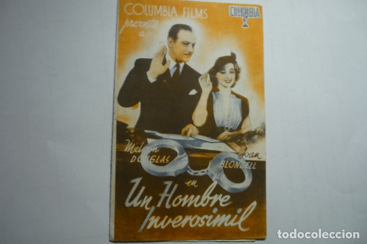 Cine: programa doble un hombre inverosimil- melvyn douglas - Foto 1