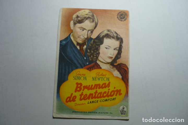 Cine: programa brumas de tentacion -simone simon publicidad avenida elche - Foto 1