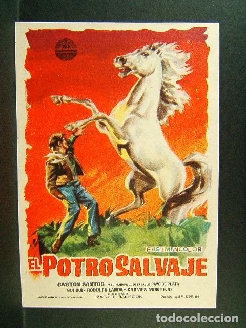 Cine: EL POTRO SALVAJE-RAFAEL BALEDON-GASTON SANTOS-RAYO DE PLATA-RODOLFO LANDA-CARMEN MONTEJO-1961-PERFEC