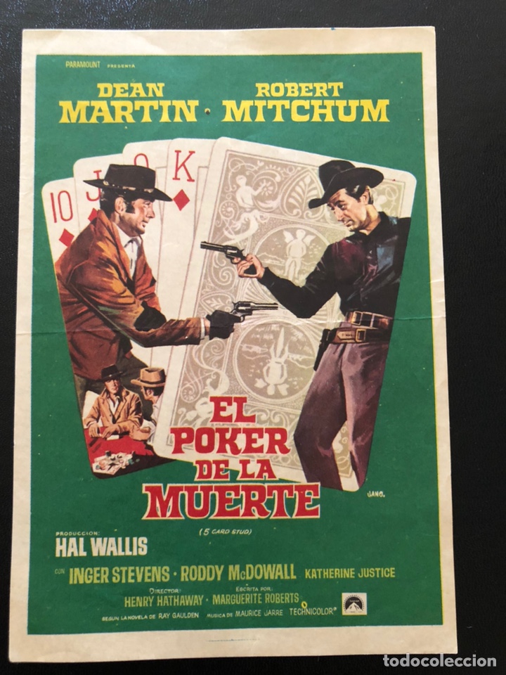 Cine: Programa el p&oacute;ker de la muerte.dean martin robert mitchum - Foto 1
