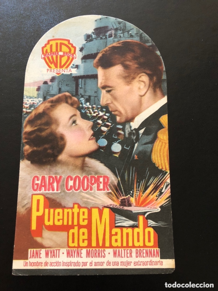 Cine: Programa troquelado puente de mando.gary cooper