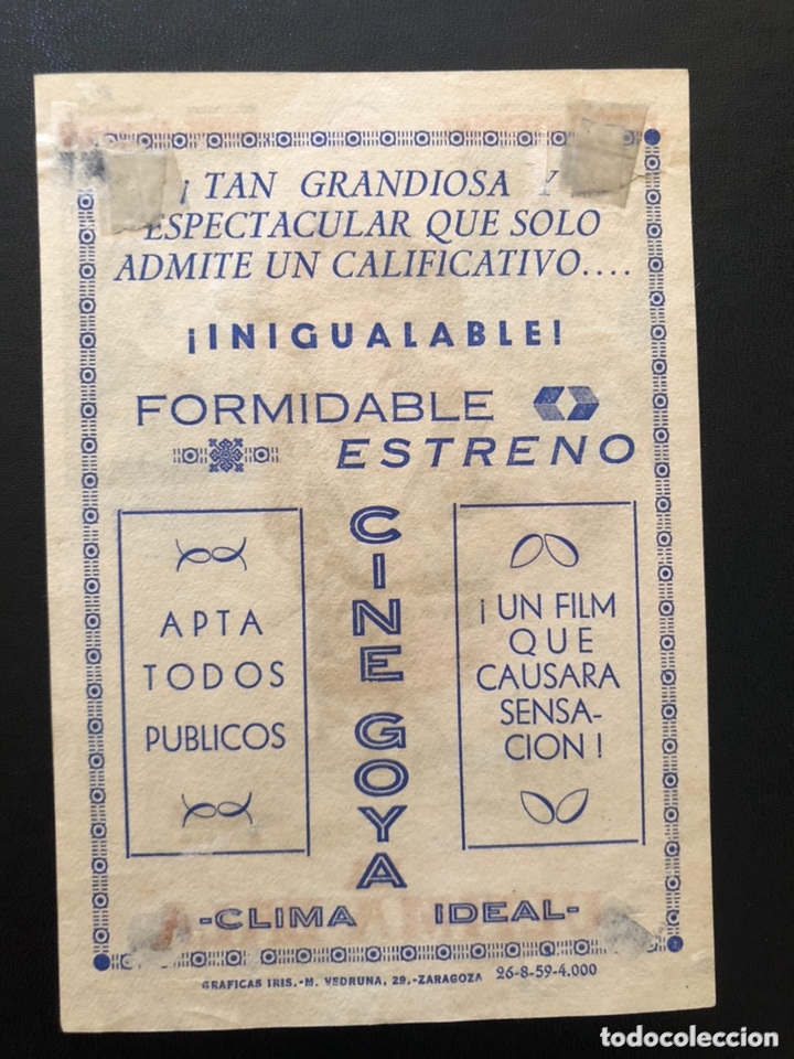 Cine: Programa la &uacute;ltima bala.james stewart.con publicidad - Foto 2