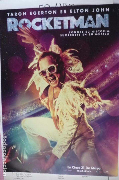 Cine: POSTER PEQUE&Ntilde;O ROCKETMAN - Foto 1
