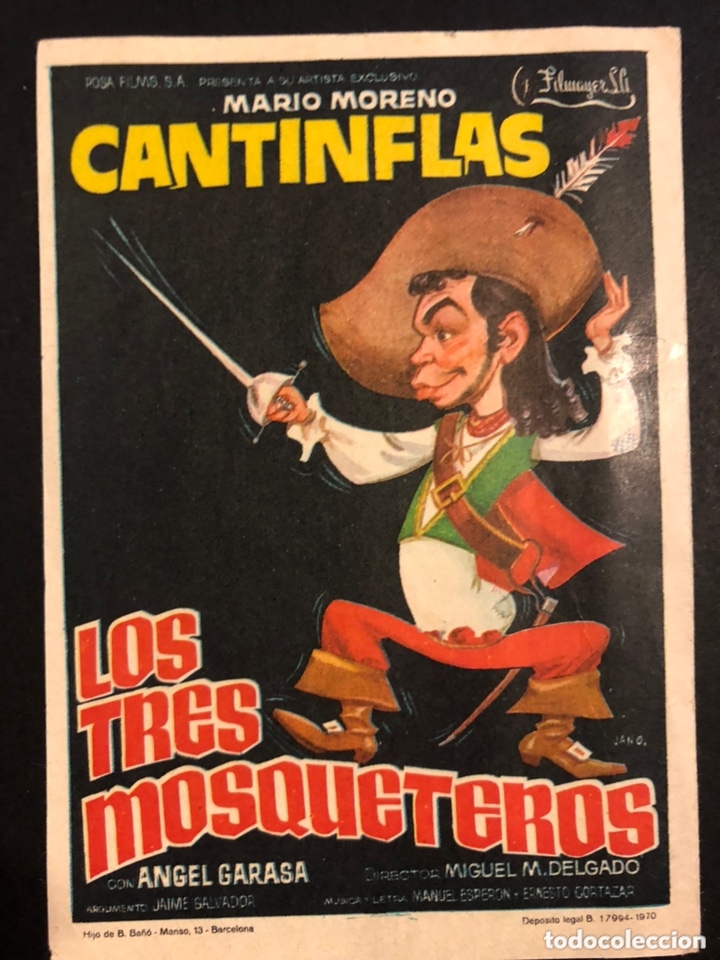 Cine: Programa los tres mosqueteros Cantinflas A25 - Foto 1