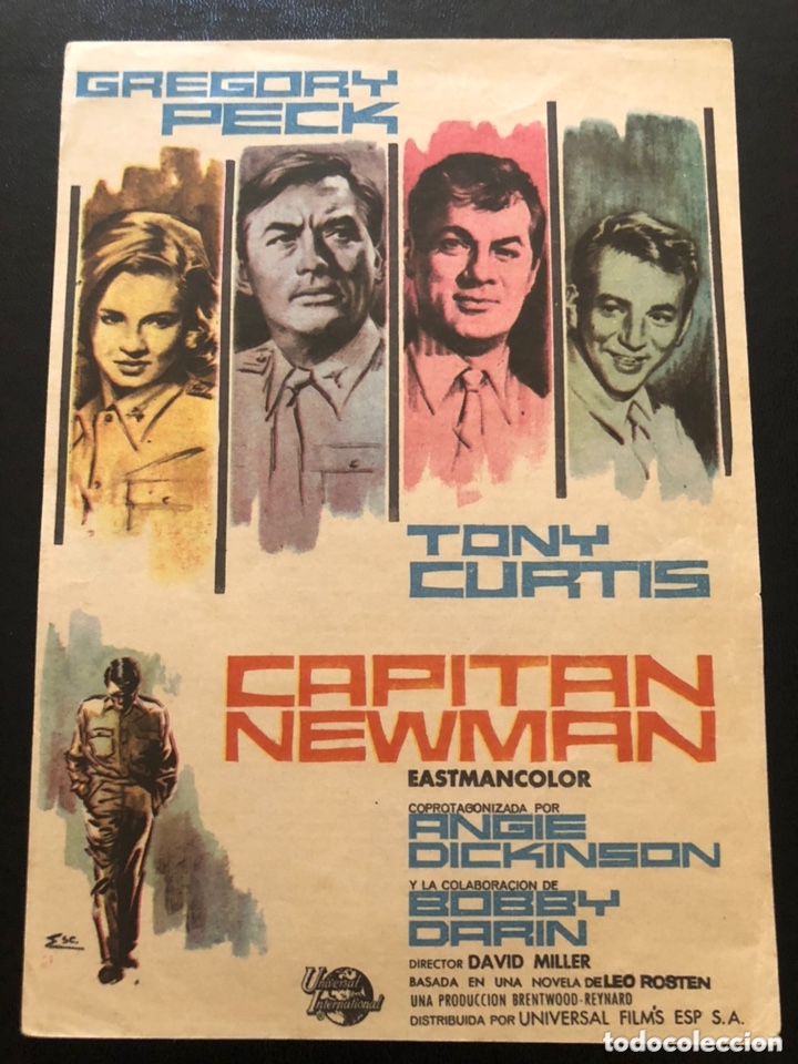 Cine: Programa capit&aacute;n newman.tony curtis gregory peck - Foto 1