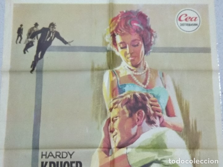 Cine: CARTEL DE CINE - LA CLAVE DEL ENIGMA - 1959. - Foto 2