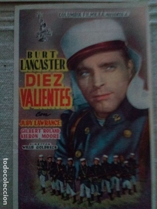 Kino: DIEZ VALIENTES . BURT LANCASTER .- TEATRO APOLO
