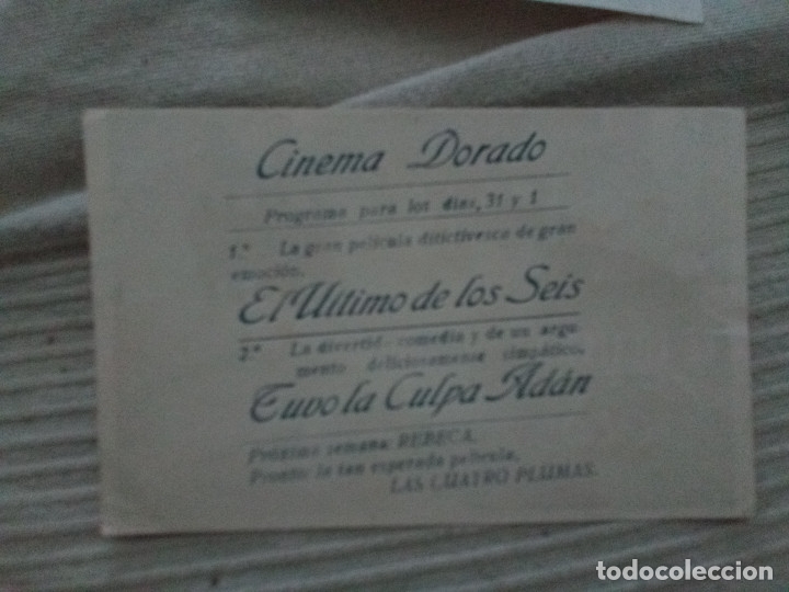 Cine: EL ULTIMO DE LOS SEIS - CINEMA DORADO - Foto 2