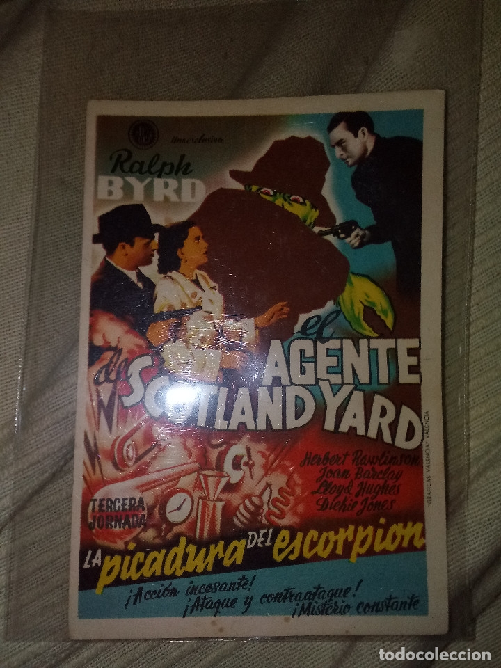 Kino: EL AGENTE DE SCOTLAND YARD - LA PICADURA DEL ESCORPION - TERCERA JORNADA 3&ordf;