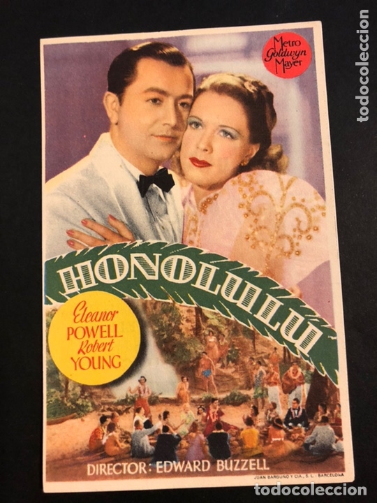 Cine: Programa honolulu eleanor powell robert young.con publicidad - Foto 1