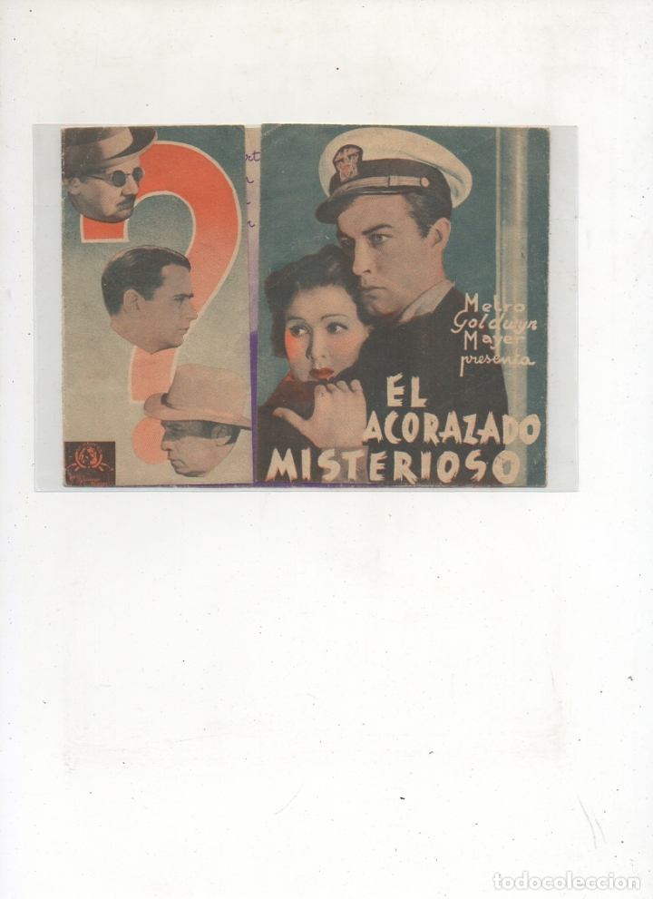Cine: PROGRAMA DE CINE DOBLE: EL ACORAZADO MISTERIOSO   PC-4383 - Foto 1