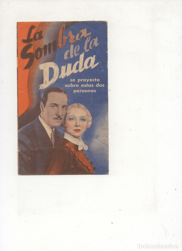 Cine: PROGRAMA DE CINE DOBLE: LA SOMBRA DE LA DUDA   PC-4384 - Foto 1