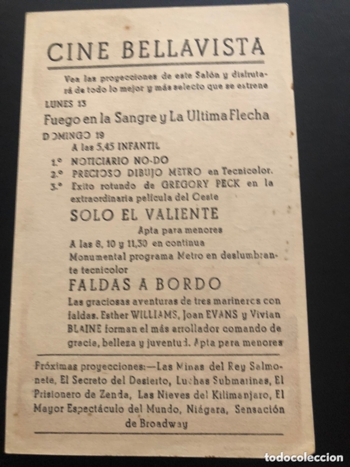 Cine: Programa faldas abordo esther williams.con publicidad - Foto 2