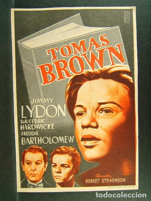 Cine: TOMAS BROWN-ROBERT STEVENSON-JIMMY LYDON-CINE ROVIRA-SIR CEDRIK HARDWICKE-A&Ntilde;OS 40.