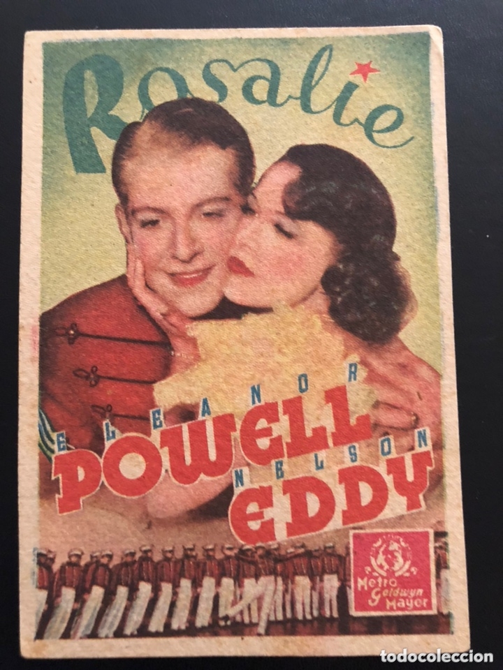 Cine: Programa tarjeta rosalie eleanor powell nelson eddy - Foto 1