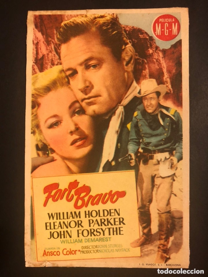 Cine: Programa fort bravo.william holden eleanor parker. - Foto 1
