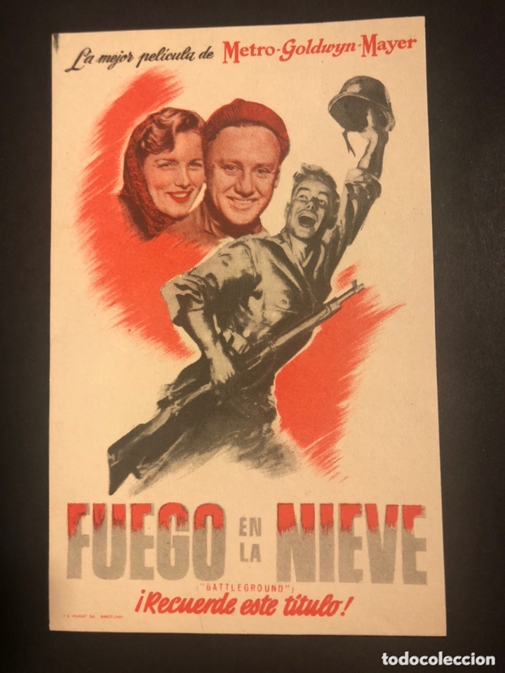 Cine: Programa fuego en la nieve van johnson John hodiak - Foto 1