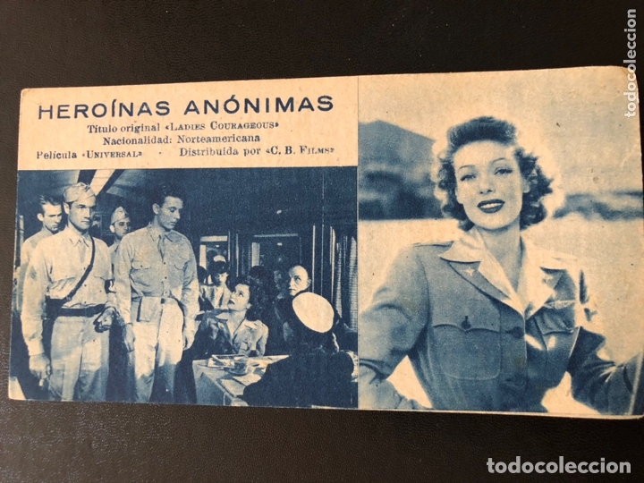 Cine: Ficha programa 136 heroinas humanas.loretta young - Foto 1