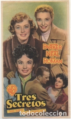 Cine: PROGRAMA DE CINE: TRES SECRETOS. SIN PUBLICIDAD PC-4457 - Foto 1