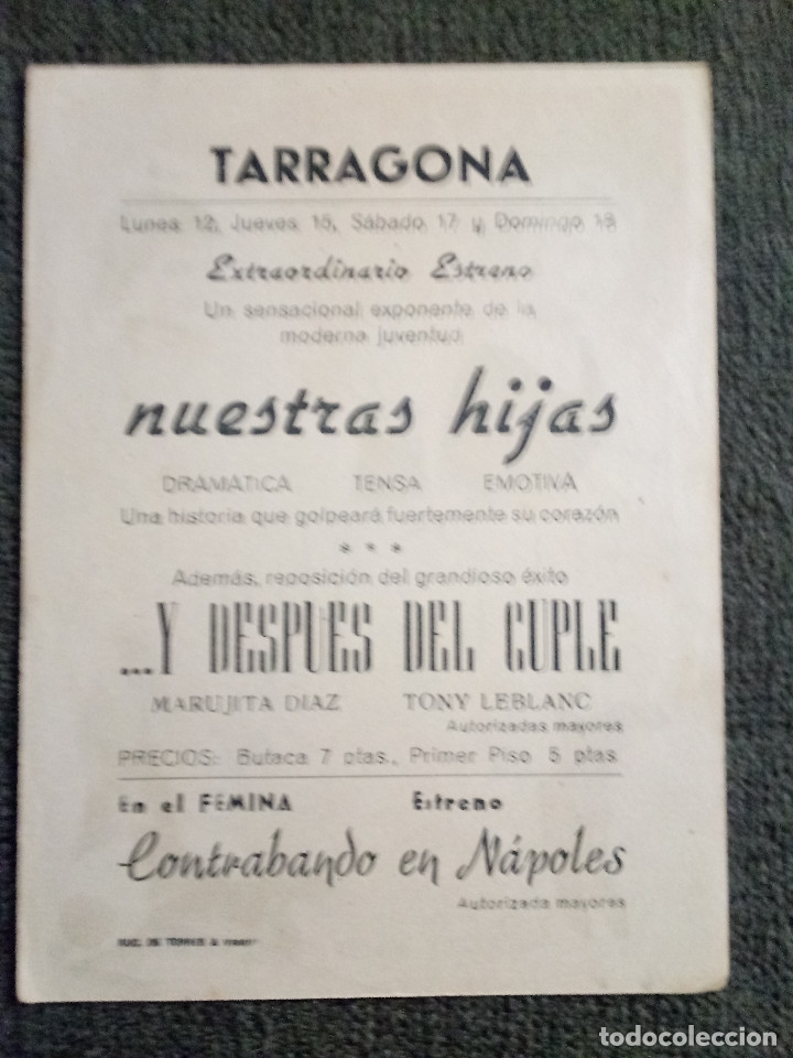 Cine: NUESTRAS HIJAS - Cine tarragona - Foto 2