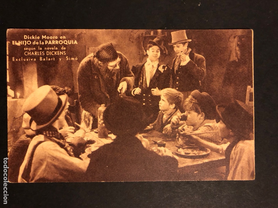 Cine: Programa tarjeta balart y simo el hijo de l&aacute; parroquia.dickie moore.charles dickens