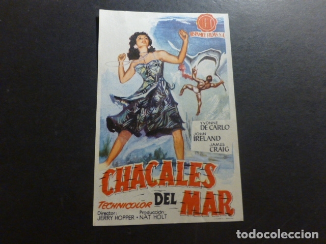 Cine: CHACALES DEL MAR PROGRAMA DE MANO SIN PUBLICIDAD - Foto 1