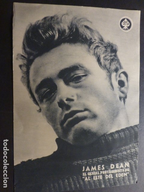 Cine: JAMES DEAN AL ESTE DEL EDEN 1955 PROGRAMA DE MANO GRANDE RARO - Foto 1 - 175026508