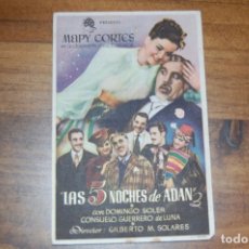 Cine: LAS 5 NOCHES DE ADAN. -CINE TEATRO CHAPI (VILLENA) AÑO 1946