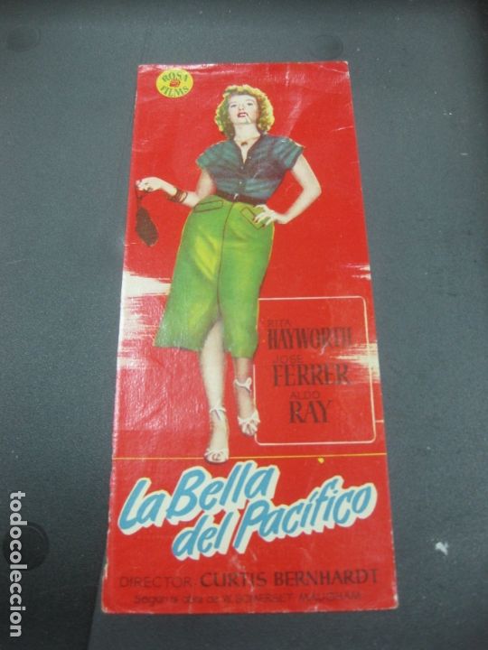 Cine: LA BELLA DEL PACIFICO. RITA HAYWORD. JOSE FERRER. PROGRAMA DE CINE. - Foto 1