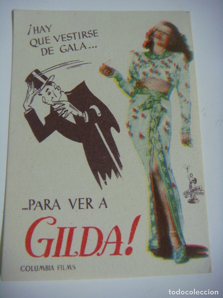 Cine: PROGRAMA DE CINE ORIGINAL DE PARA VER A GILDA - Foto 1