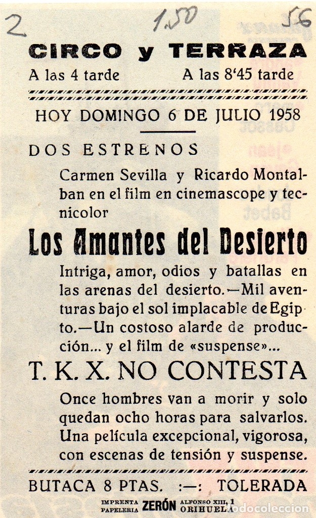 Cine: TKX NO CONTESTA, CON PUBLICIDAD - Foto 2