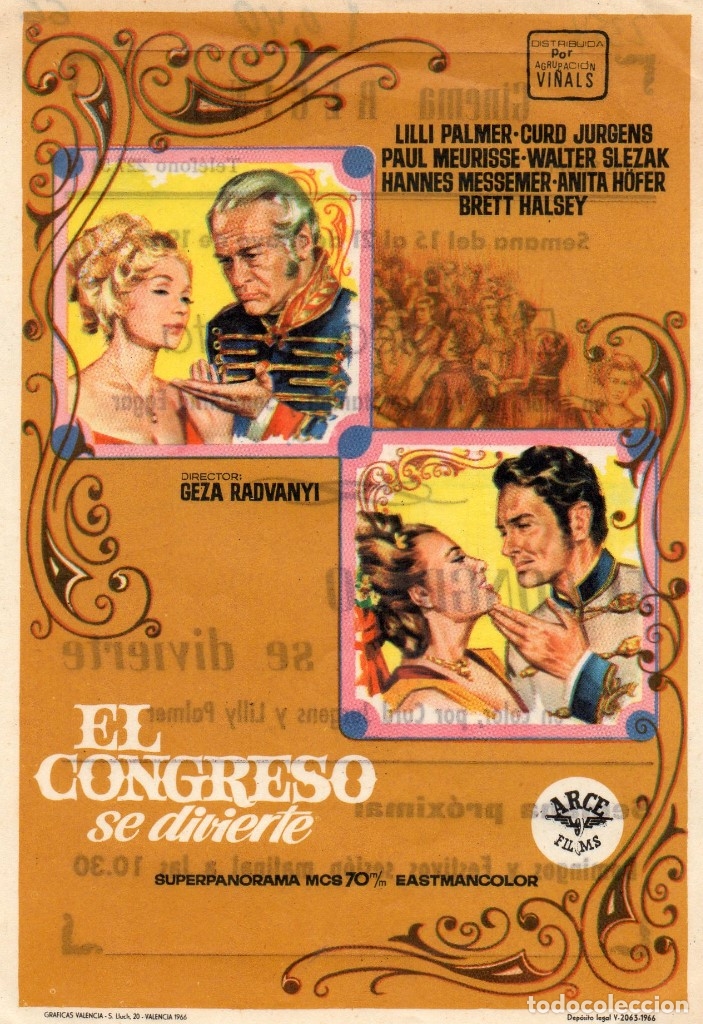 Cine: EL CONGRESO SE DIVIERTE, CON PUBLICIDAD - Foto 1