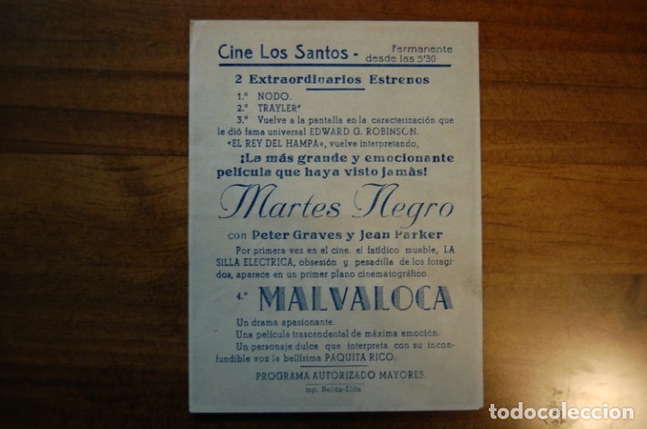 Cine: MARTES NEGRO -CINE LOS SANTOS- Sax - Foto 2